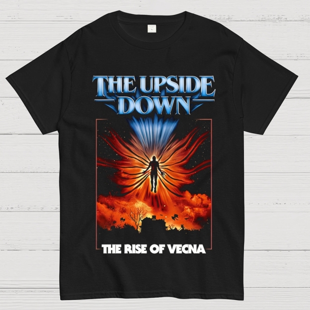 The Upside Down: The Rise of Vecna Graphic Cotton T-shirt