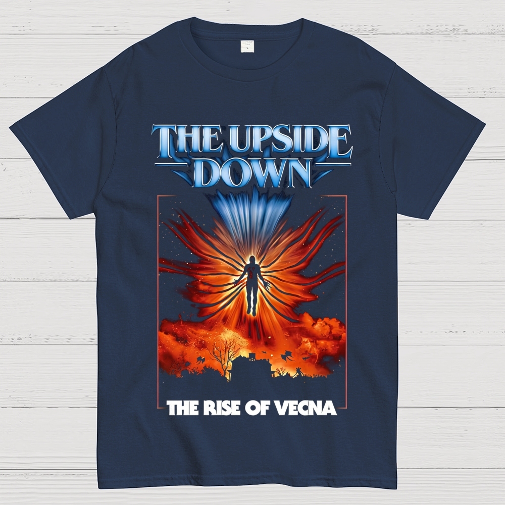 The Upside Down: The Rise of Vecna Graphic Cotton T-shirt