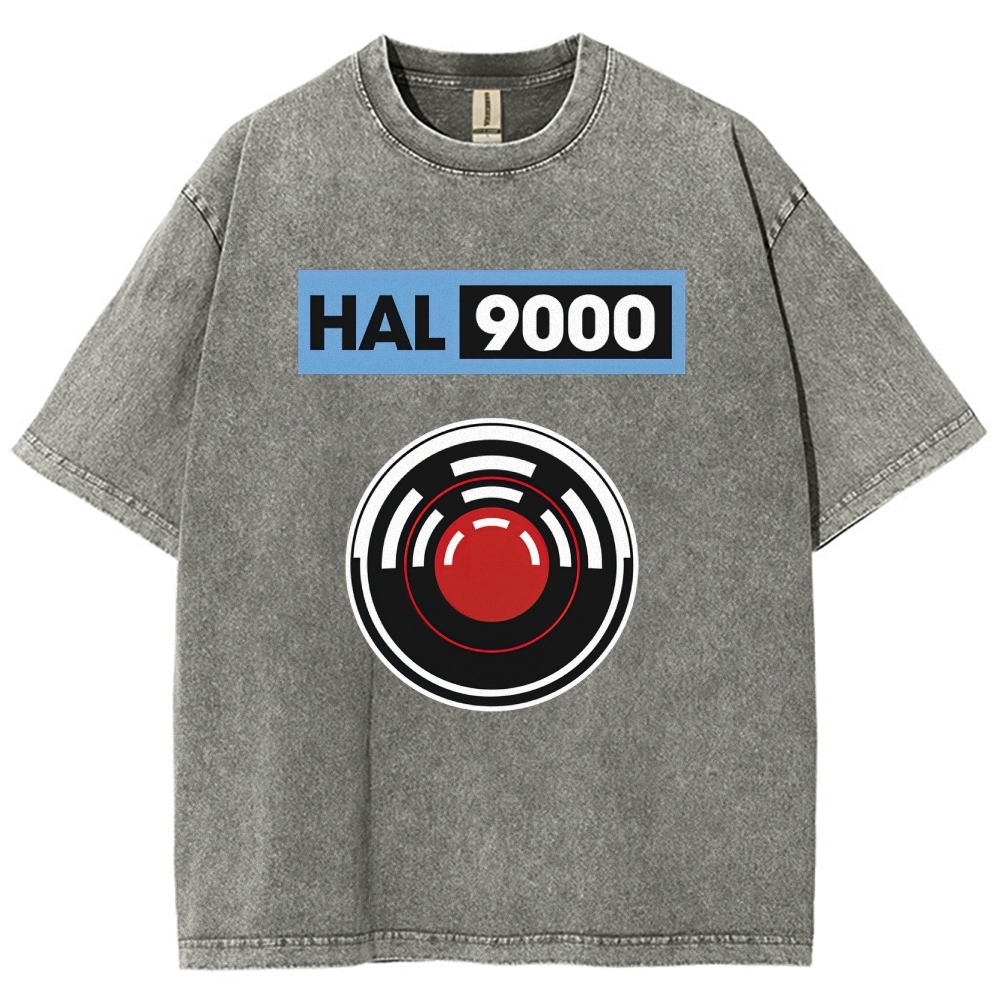 Hal 9000 Circular Lens Graphic Washed T-Shirt