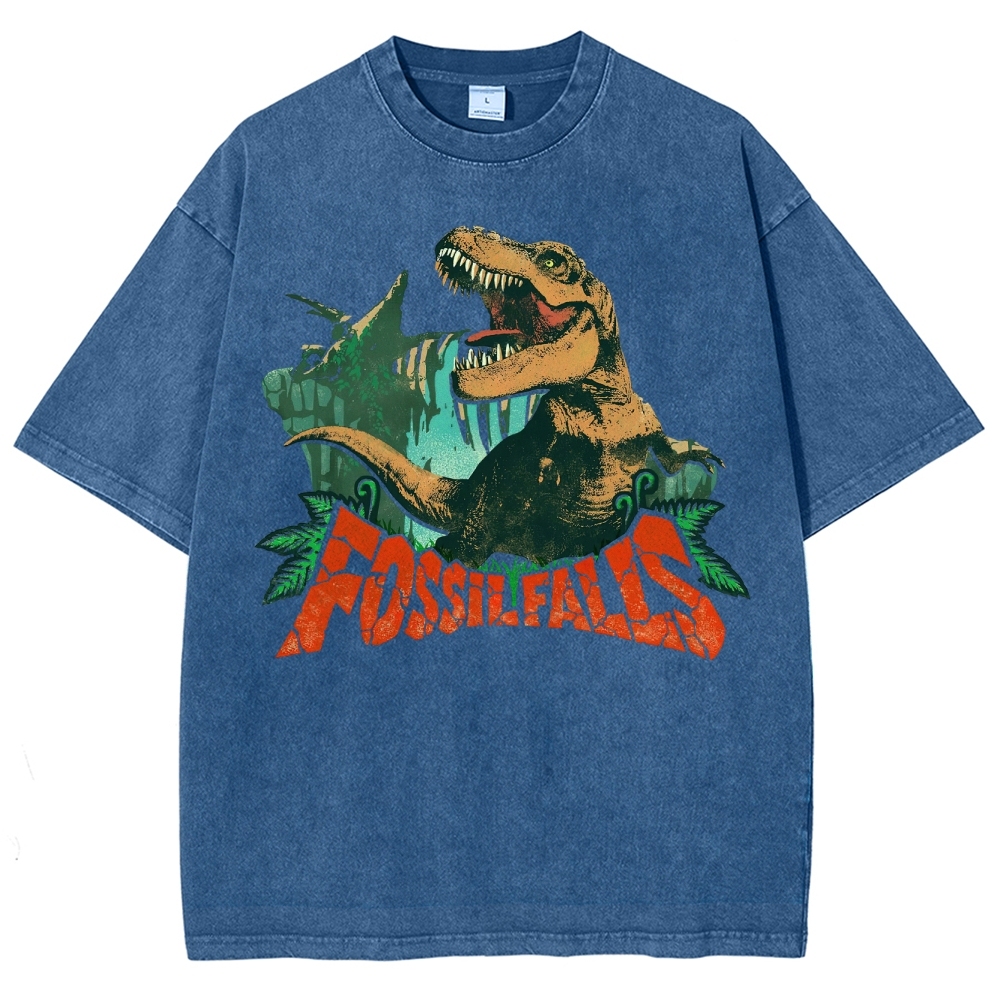 Fossil Falls T-Rex Graphic Washed T-Shirt