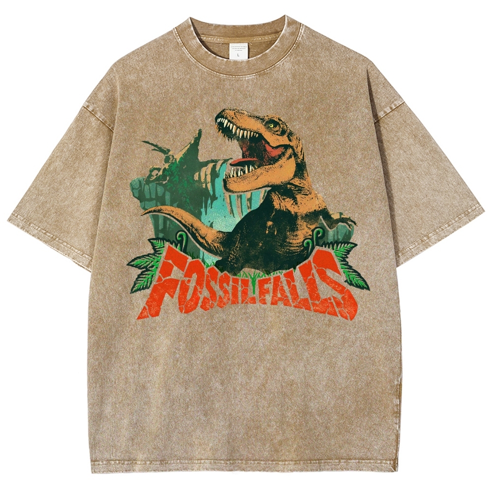 Fossil Falls T-Rex Graphic Washed T-Shirt