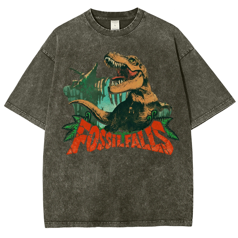 Fossil Falls T-Rex Graphic Washed T-Shirt