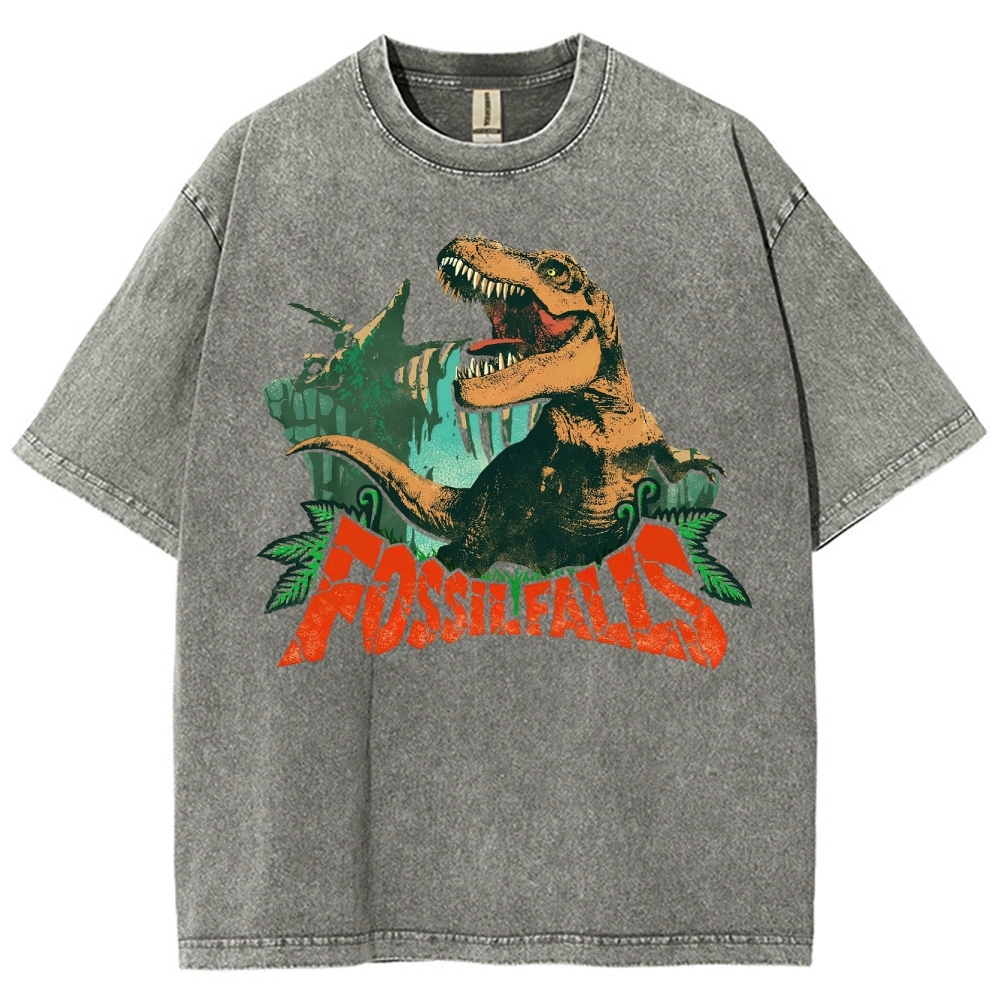 Fossil Falls T-Rex Graphic Washed T-Shirt