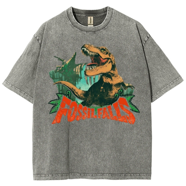 Fossil Falls T-Rex Graphic Washed T-Shirt