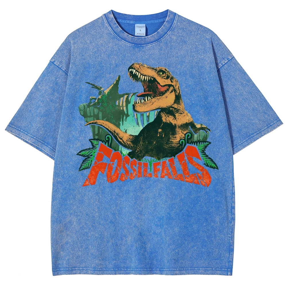 Fossil Falls T-Rex Graphic Washed T-Shirt