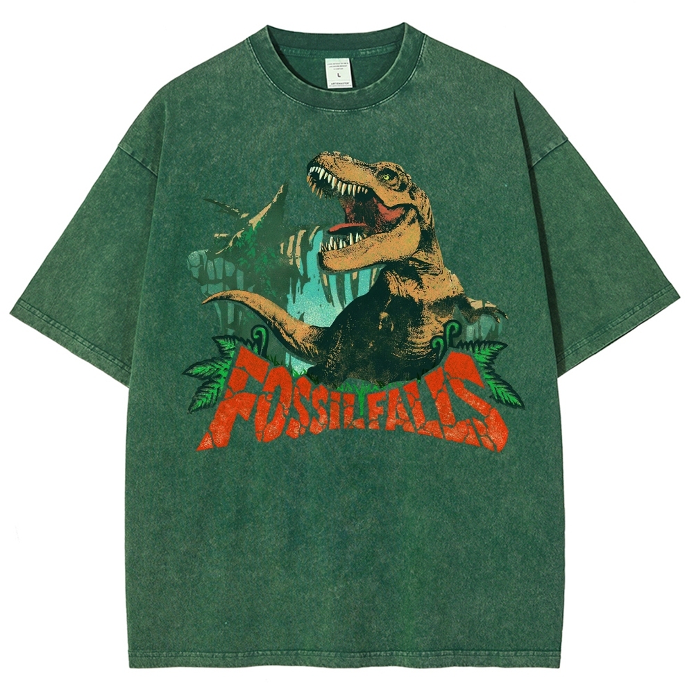 Fossil Falls T-Rex Graphic Washed T-Shirt