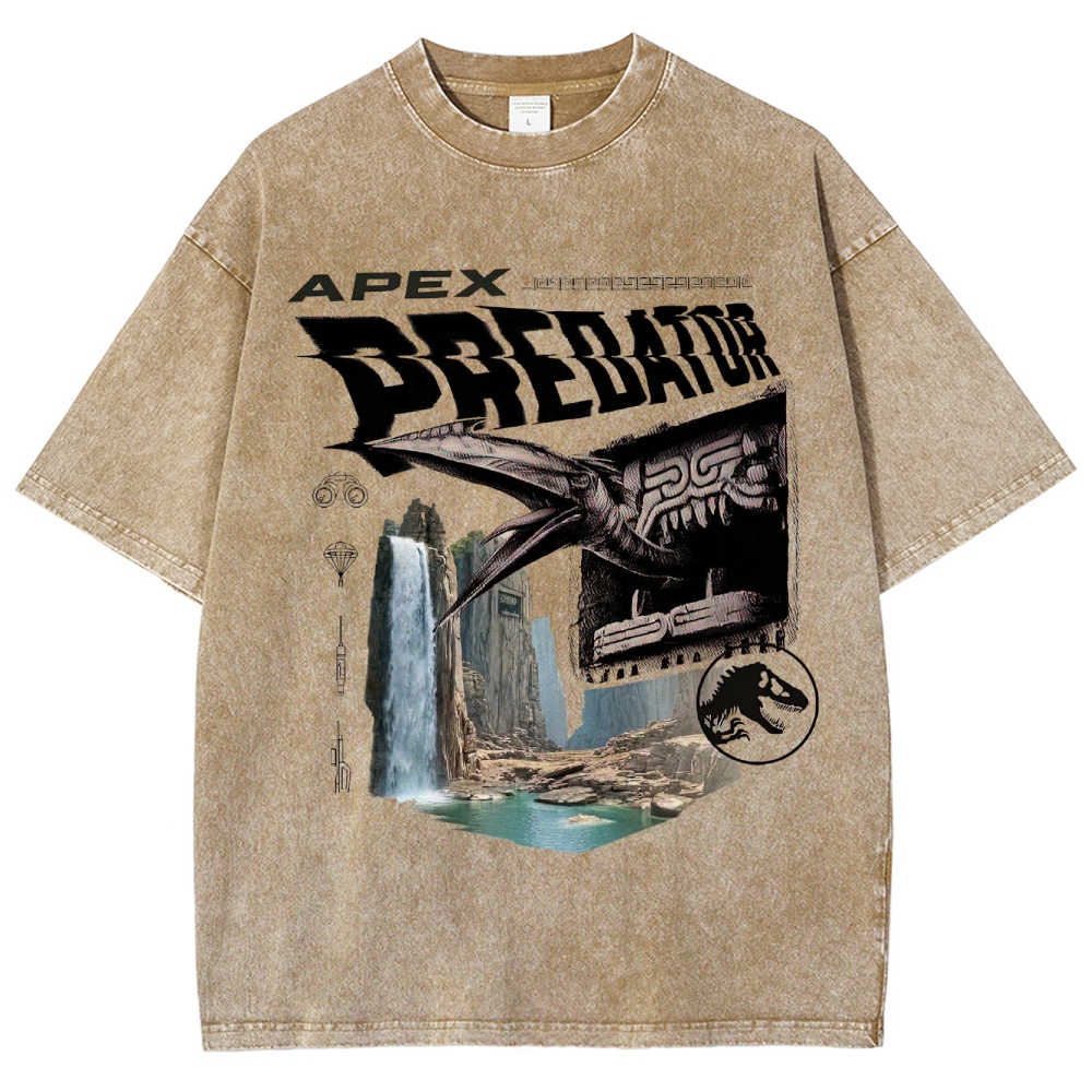Apex Predator Prehistoric Graphic Washed T-Shirt
