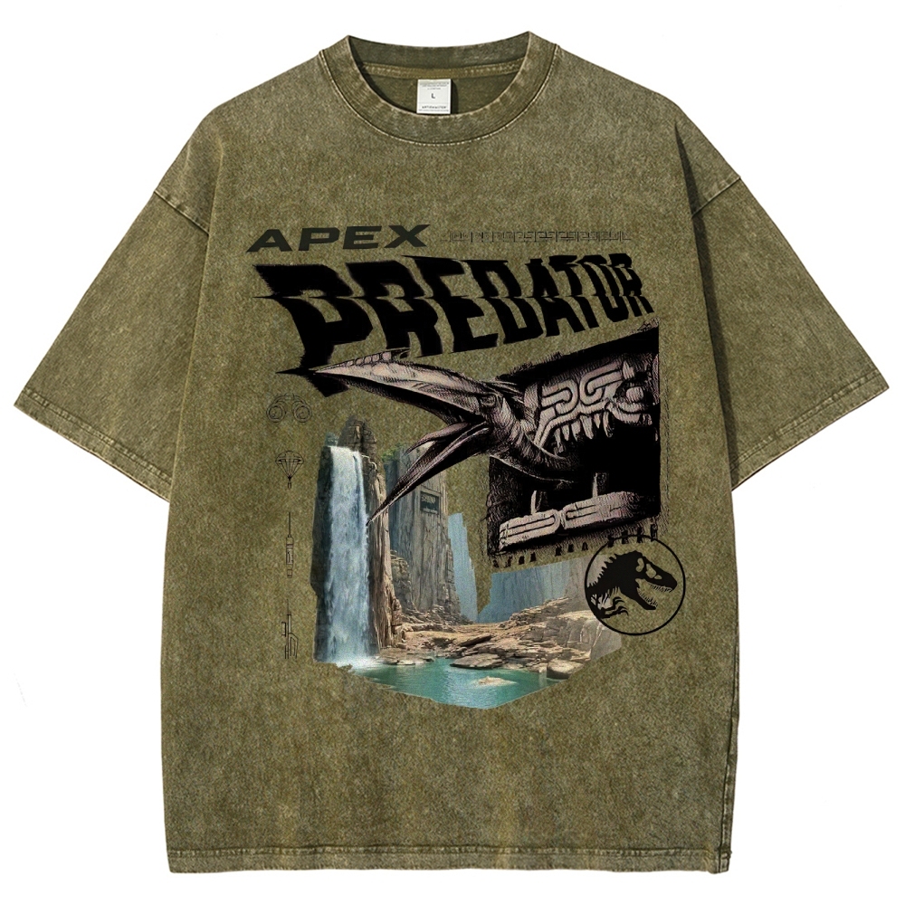 Apex Predator Prehistoric Graphic Washed T-Shirt