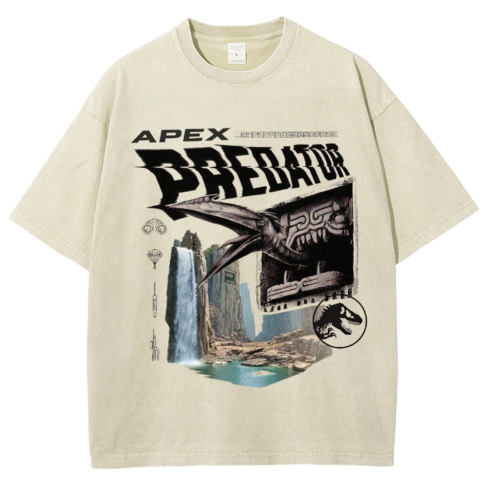 Apex Predator Prehistoric Graphic Washed T-Shirt