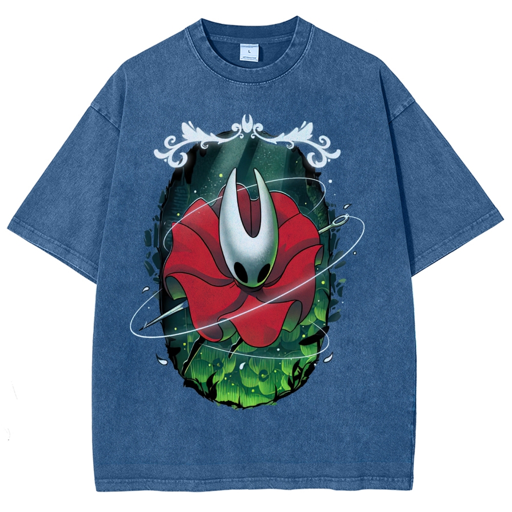 Masked Hero in Petal Cloak Washed T-Shirt 