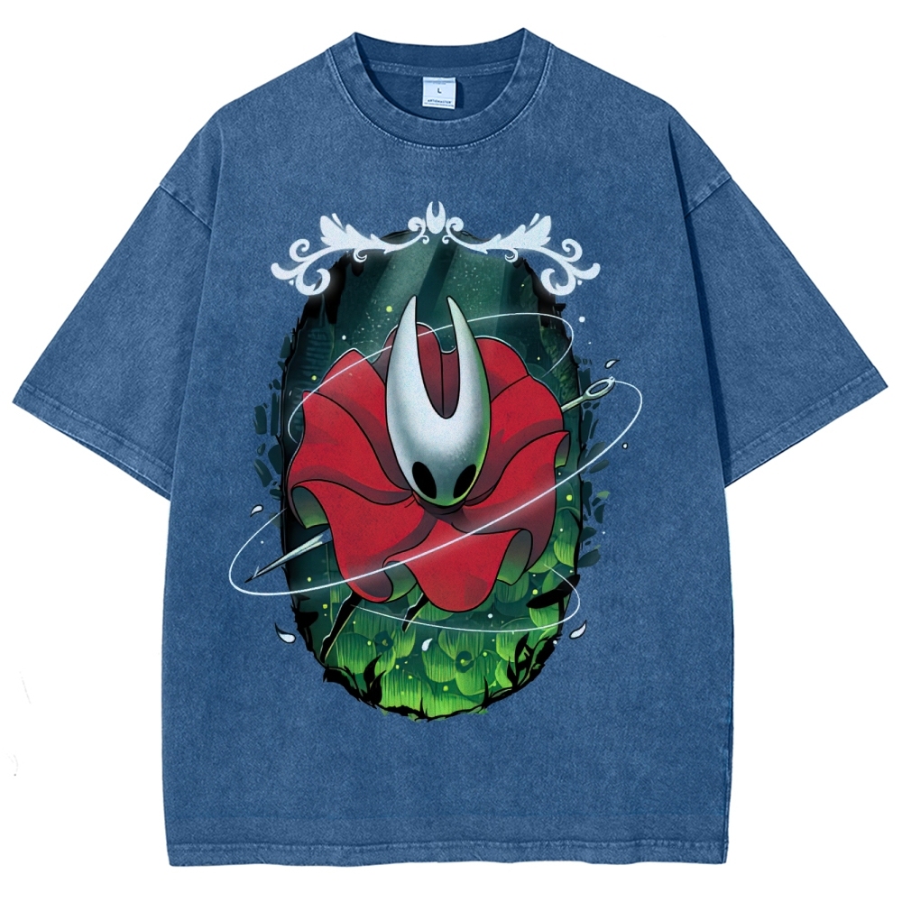 Masked Hero in Petal Cloak Washed T-Shirt 
