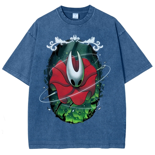 Masked Hero in Petal Cloak Washed T-Shirt 