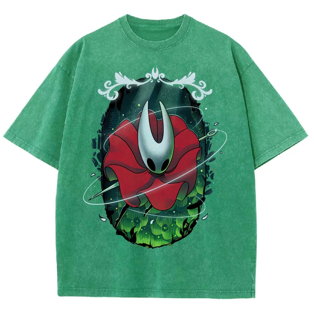 Masked Hero in Petal Cloak Washed T-Shirt 