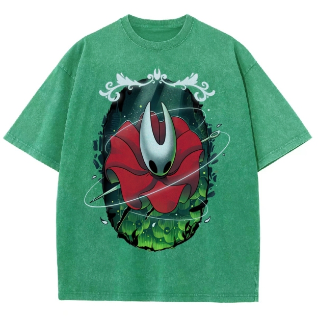 Masked Hero in Petal Cloak Washed T-Shirt 