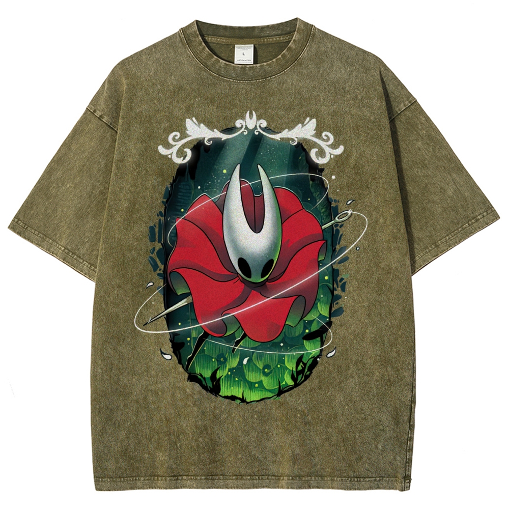 Masked Hero in Petal Cloak Washed T-Shirt 