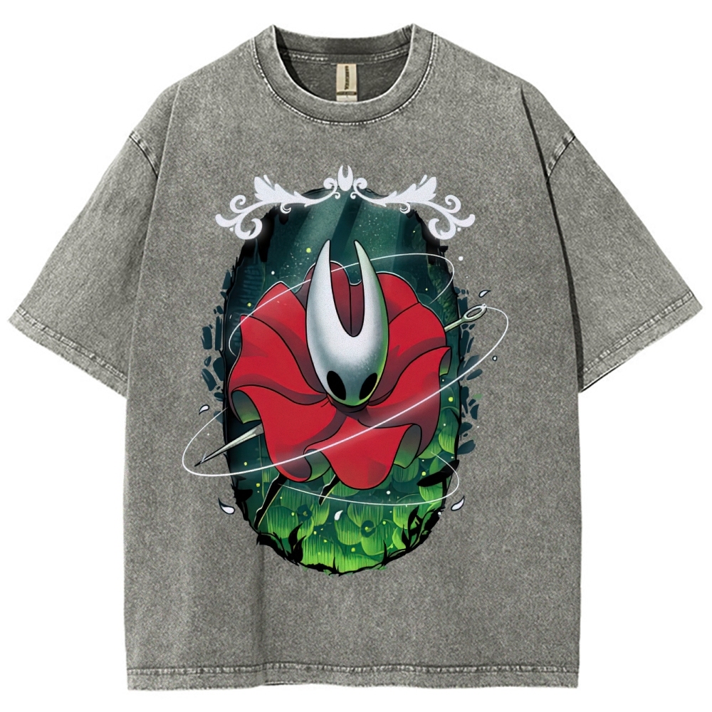 Masked Hero in Petal Cloak Washed T-Shirt 