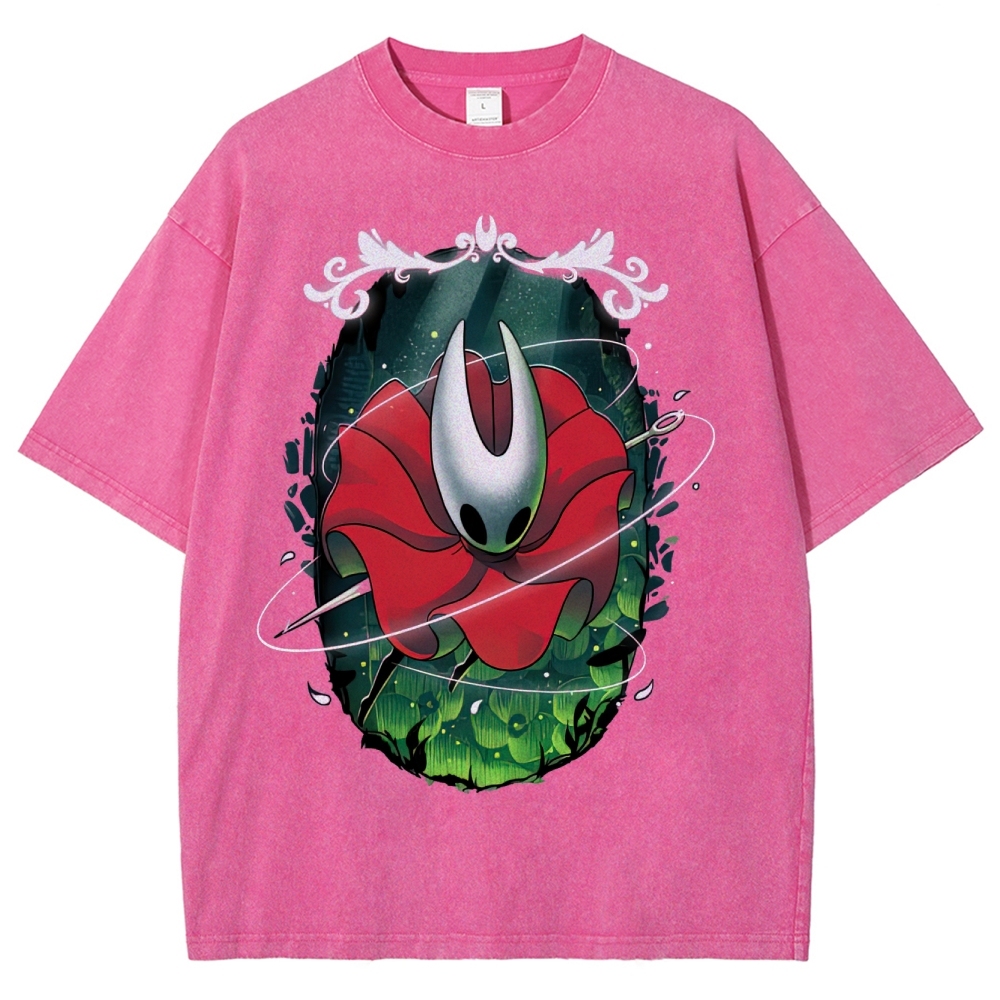 Masked Hero in Petal Cloak Washed T-Shirt 