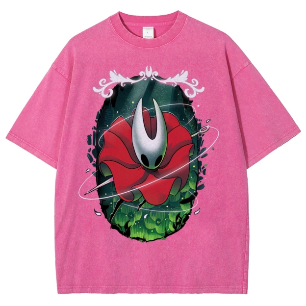 Masked Hero in Petal Cloak Washed T-Shirt 