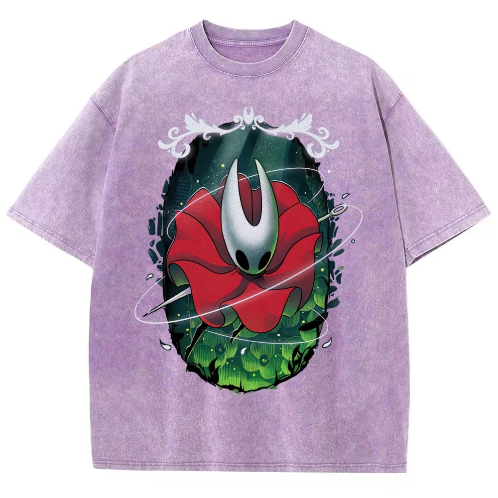 Masked Hero in Petal Cloak Washed T-Shirt 
