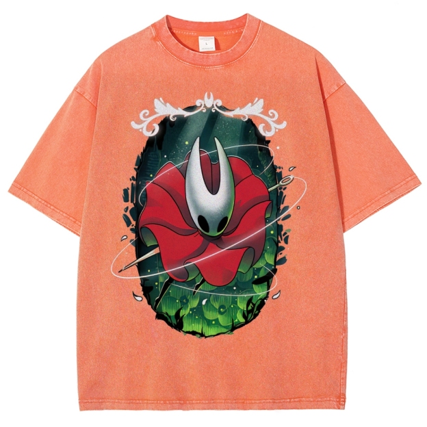 Masked Hero in Petal Cloak Washed T-Shirt 