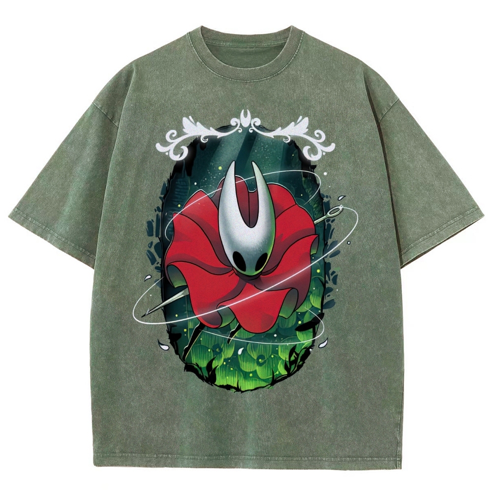 Masked Hero in Petal Cloak Washed T-Shirt 
