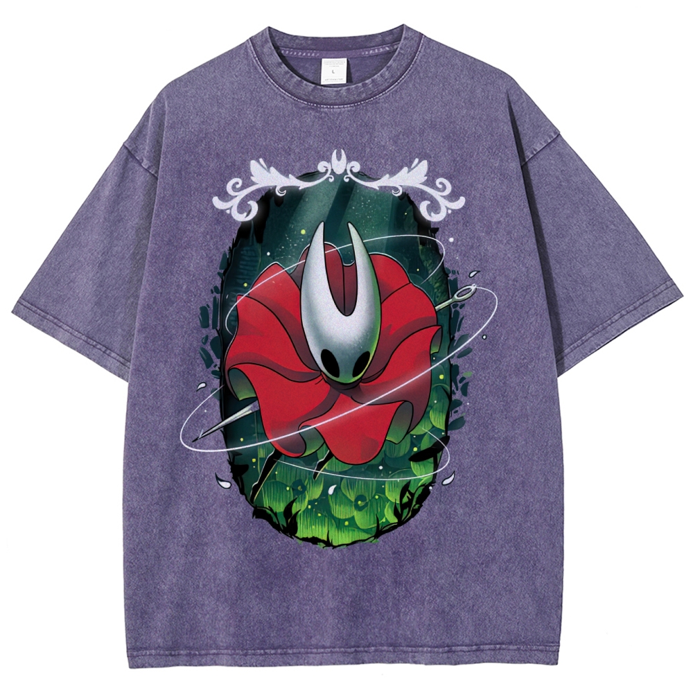 Masked Hero in Petal Cloak Washed T-Shirt 