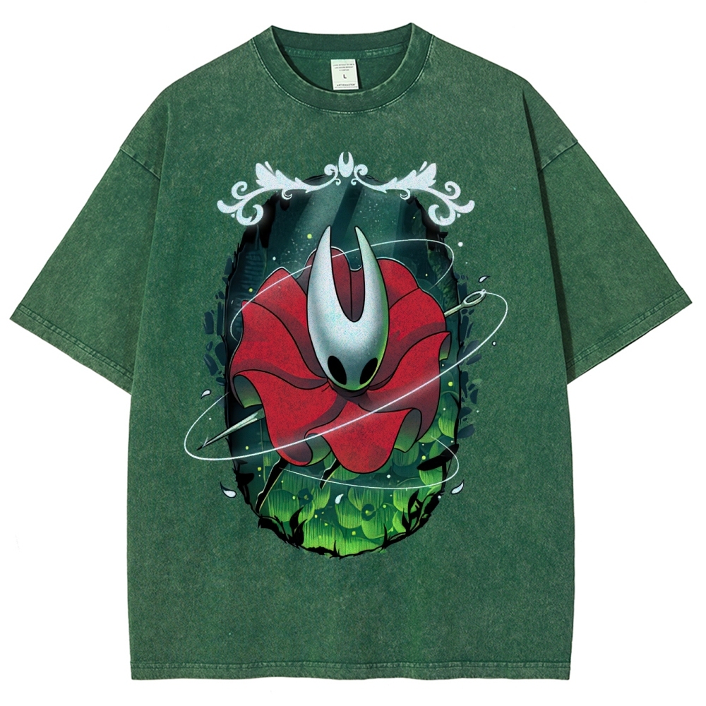 Masked Hero in Petal Cloak Washed T-Shirt 