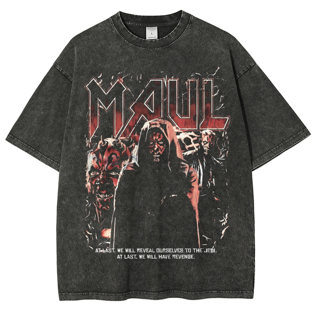 Maul: At Last We Will Have Revenge Graphic Washed T-Shirt