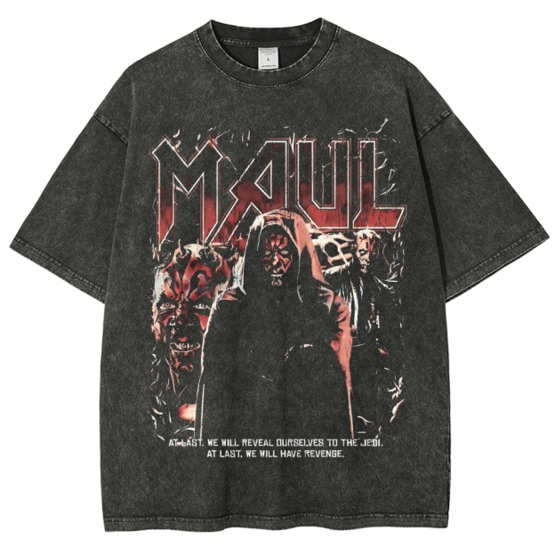 Maul: At Last We Will Have Revenge Graphic Washed T-Shirt