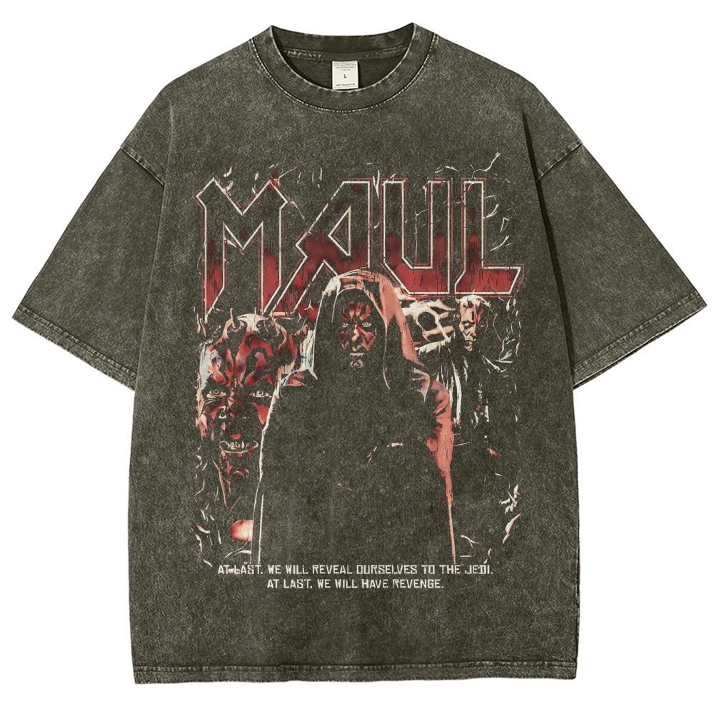 Maul: At Last We Will Have Revenge Graphic Washed T-Shirt
