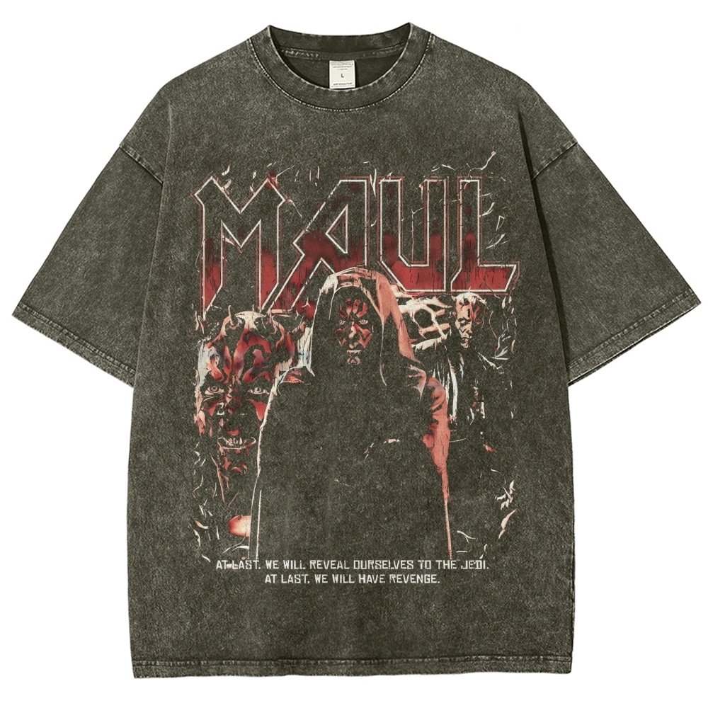 Maul: At Last We Will Have Revenge Graphic Washed T-Shirt