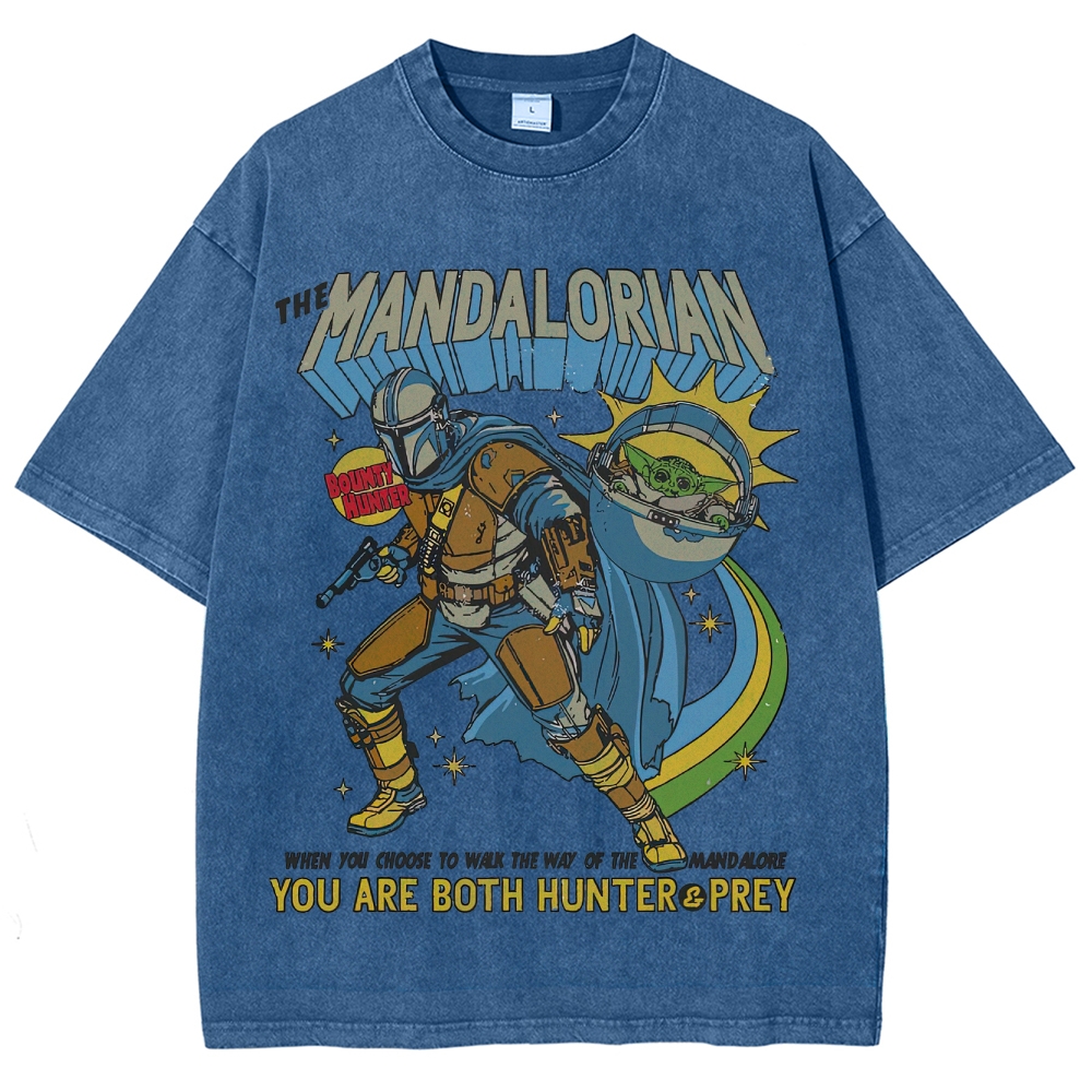Way of Mandalore Hunter & Prey Graphic Washed T-Shirt