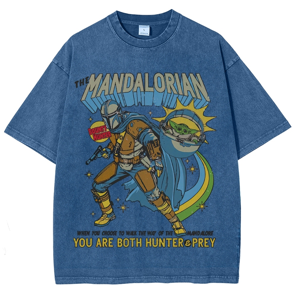 Way of Mandalore Hunter & Prey Graphic Washed T-Shirt