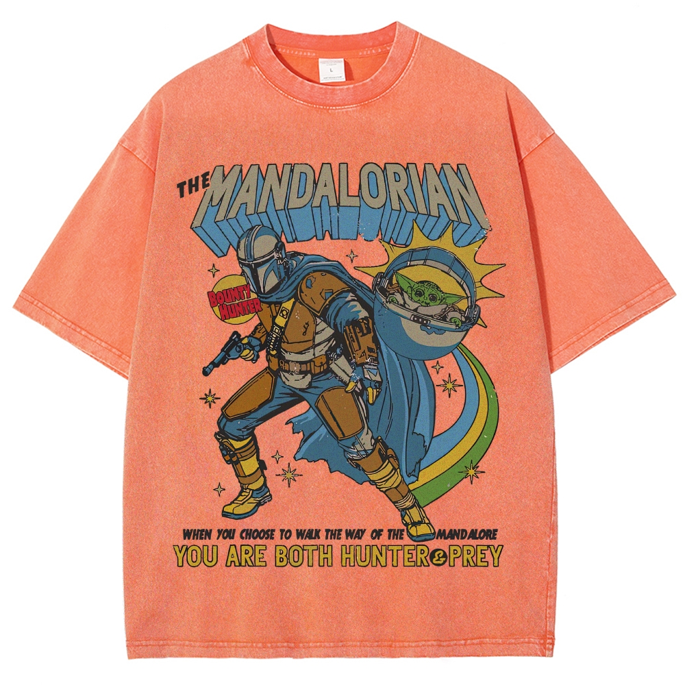 Way of Mandalore Hunter & Prey Graphic Washed T-Shirt