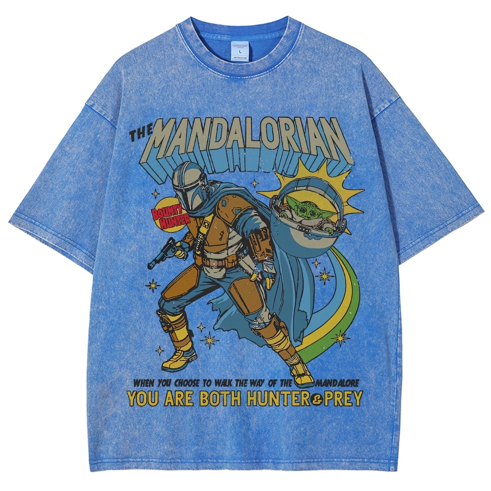 Way of Mandalore Hunter & Prey Graphic Washed T-Shirt