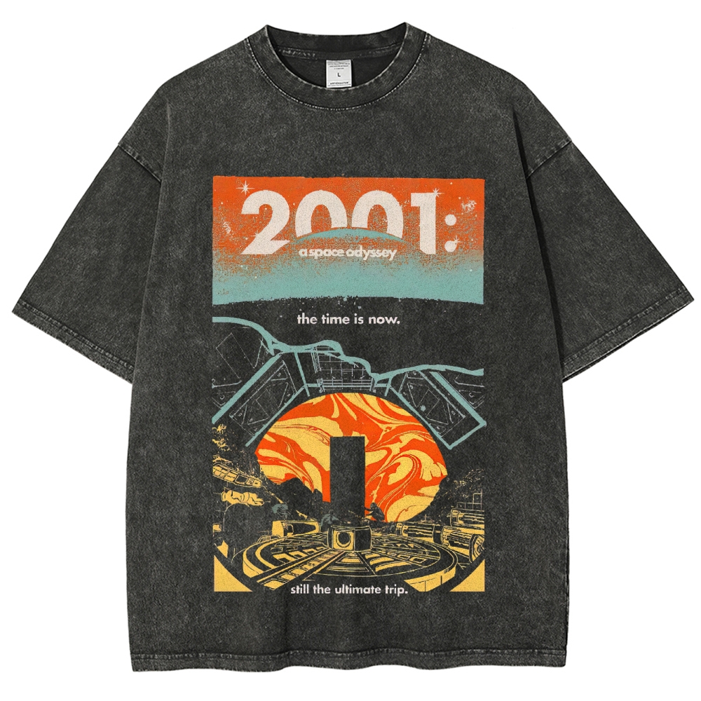 2001: The Ultimate Trip Space Graphic Washed T-Shirt