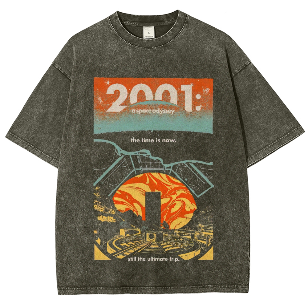 2001: The Ultimate Trip Space Graphic Washed T-Shirt