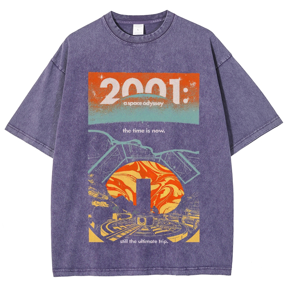 2001: The Ultimate Trip Space Graphic Washed T-Shirt