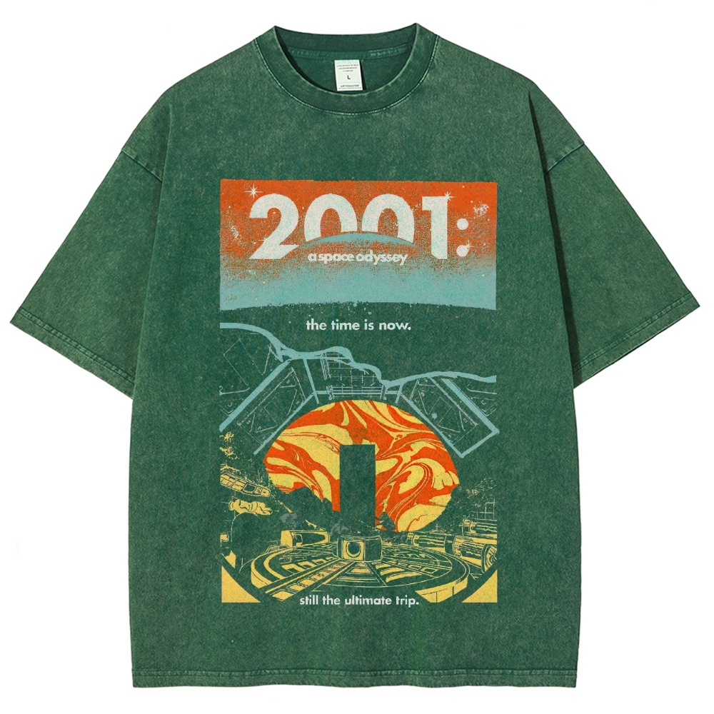 2001: The Ultimate Trip Space Graphic Washed T-Shirt