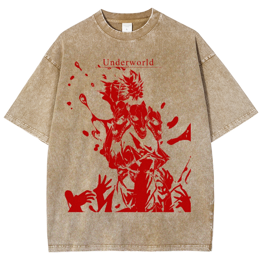 Underworld Maze Exploration Game Washed T-Shirt 