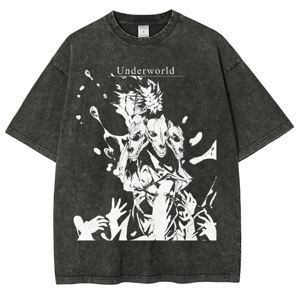 Underworld Maze Exploration Game Washed T-Shirt 