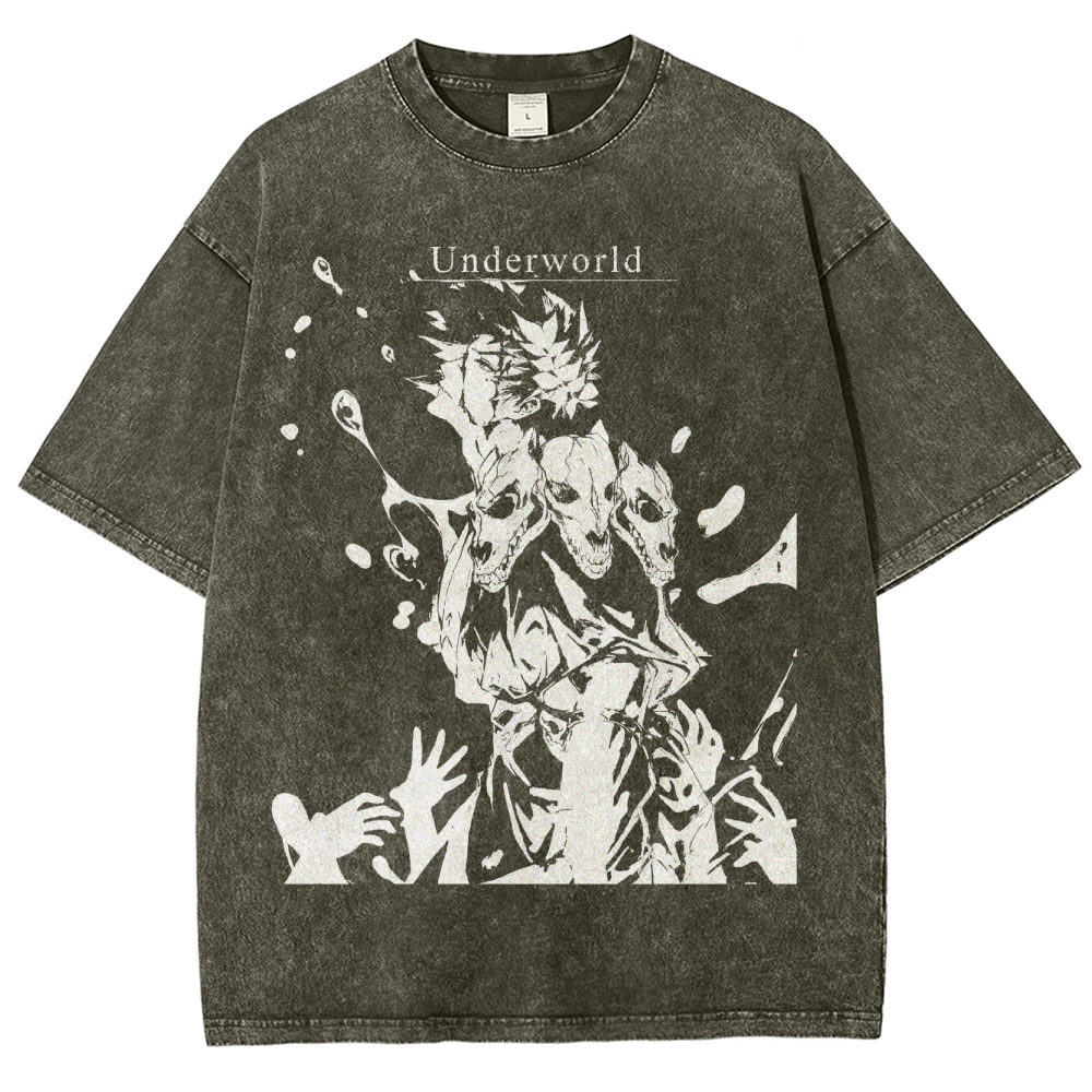 Underworld Maze Exploration Game Washed T-Shirt 