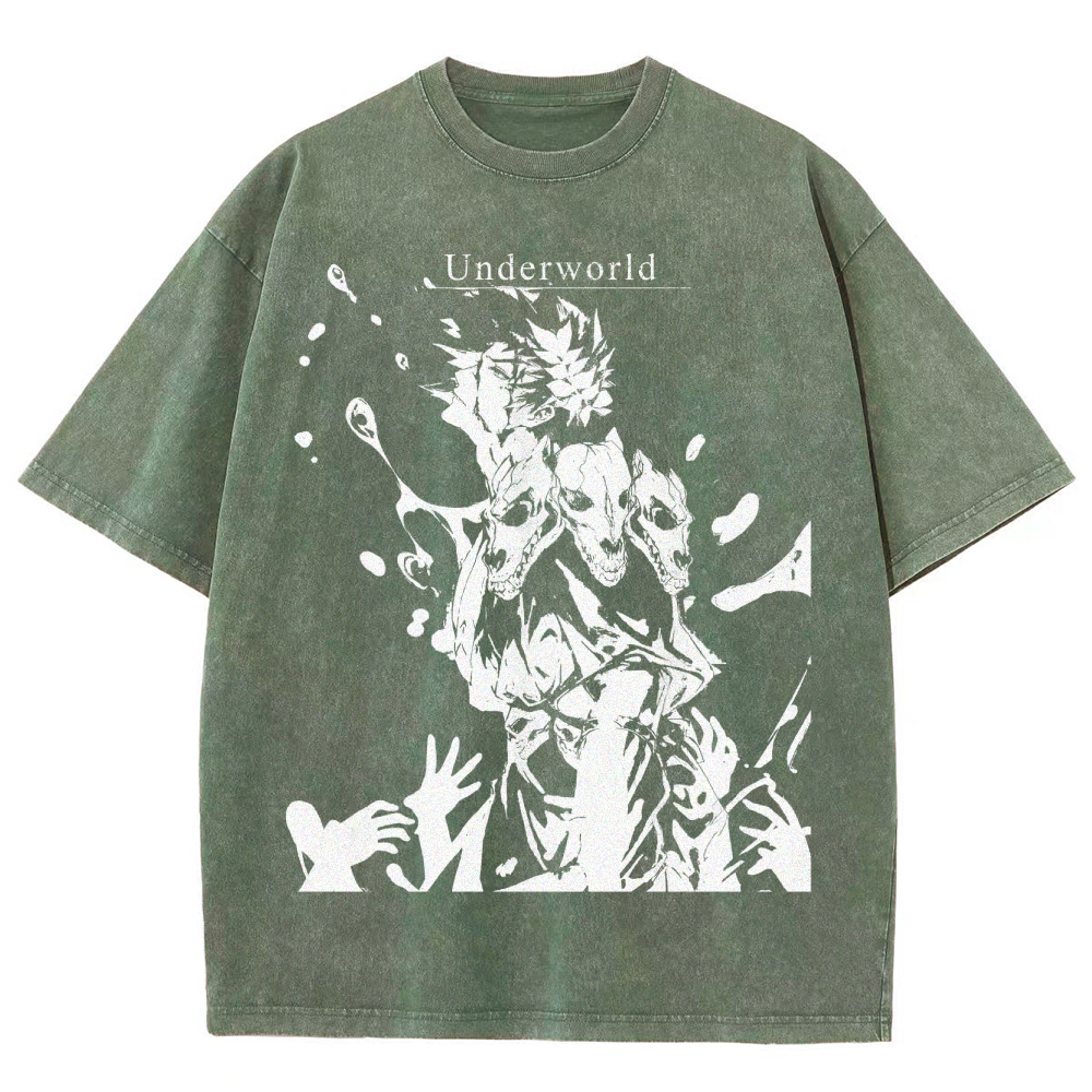 Underworld Maze Exploration Game Washed T-Shirt 