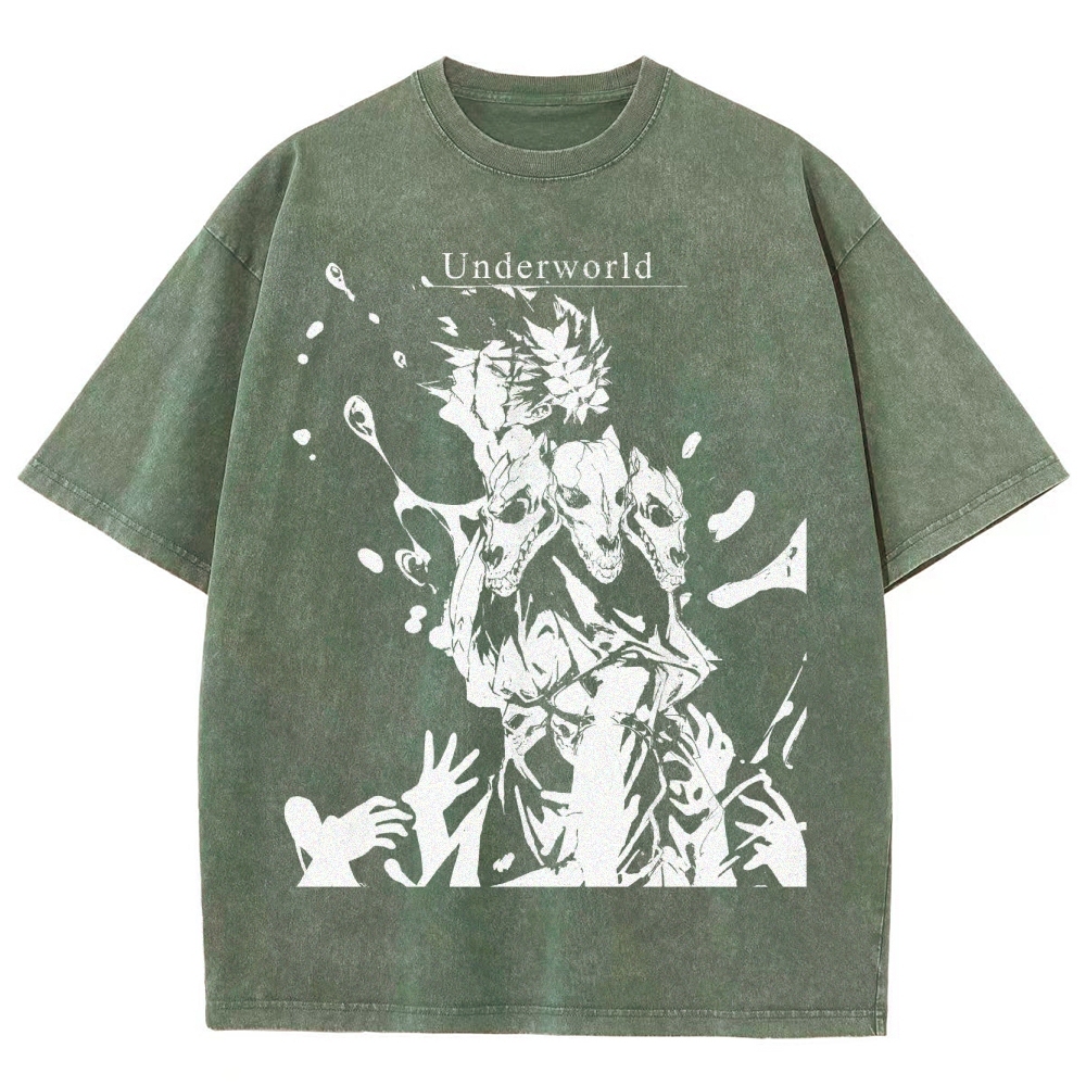 Underworld Maze Exploration Game Washed T-Shirt 