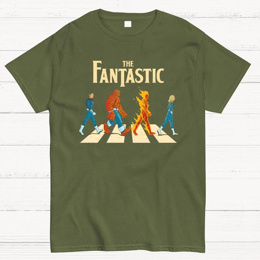 Crosswalk Hero Group Graphic Cotton T-shirt