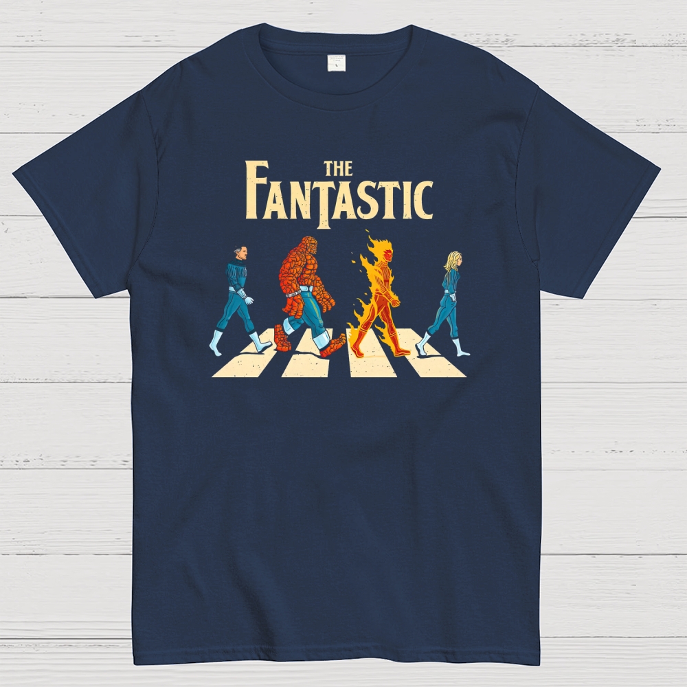 Crosswalk Hero Group Graphic Cotton T-shirt