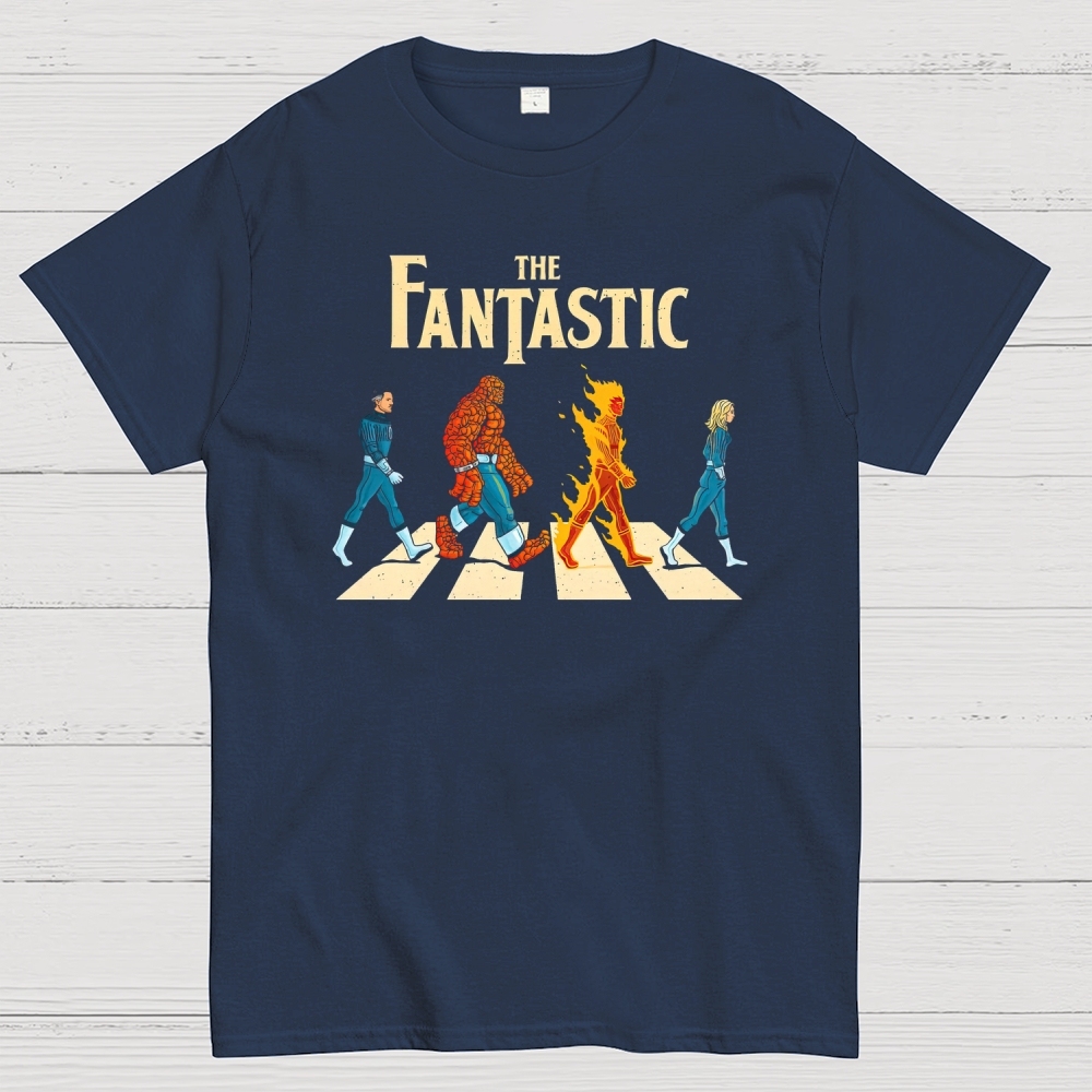 Crosswalk Hero Group Graphic Cotton T-shirt