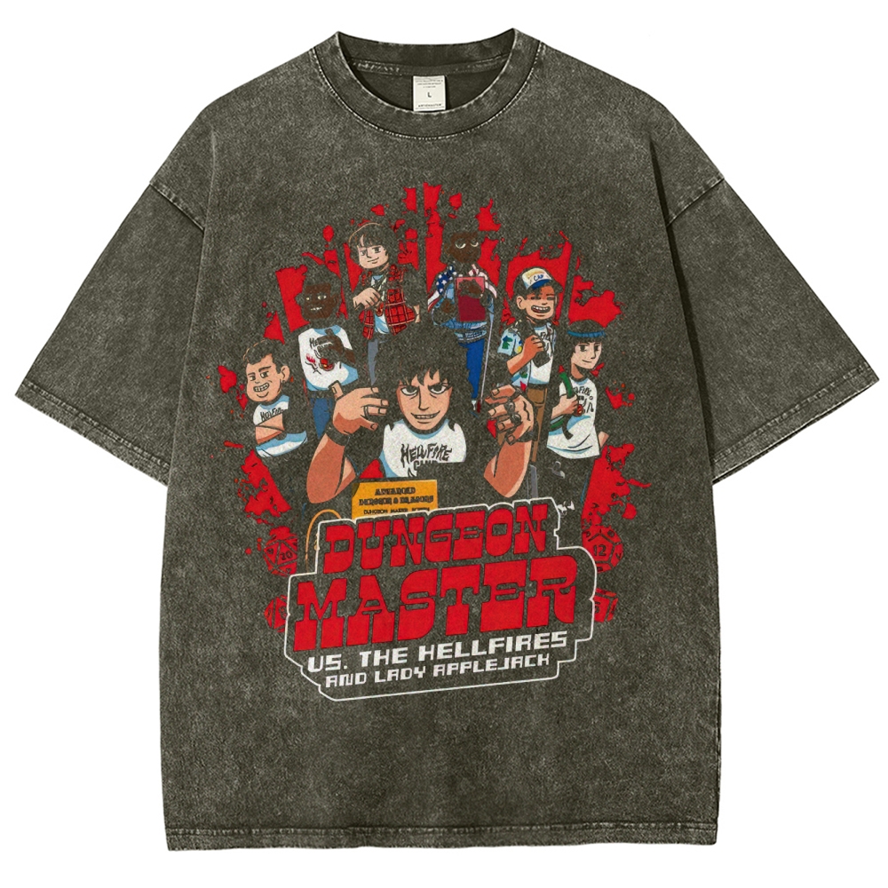 Dungeon Master & Group Graphic Washed T-Shirt