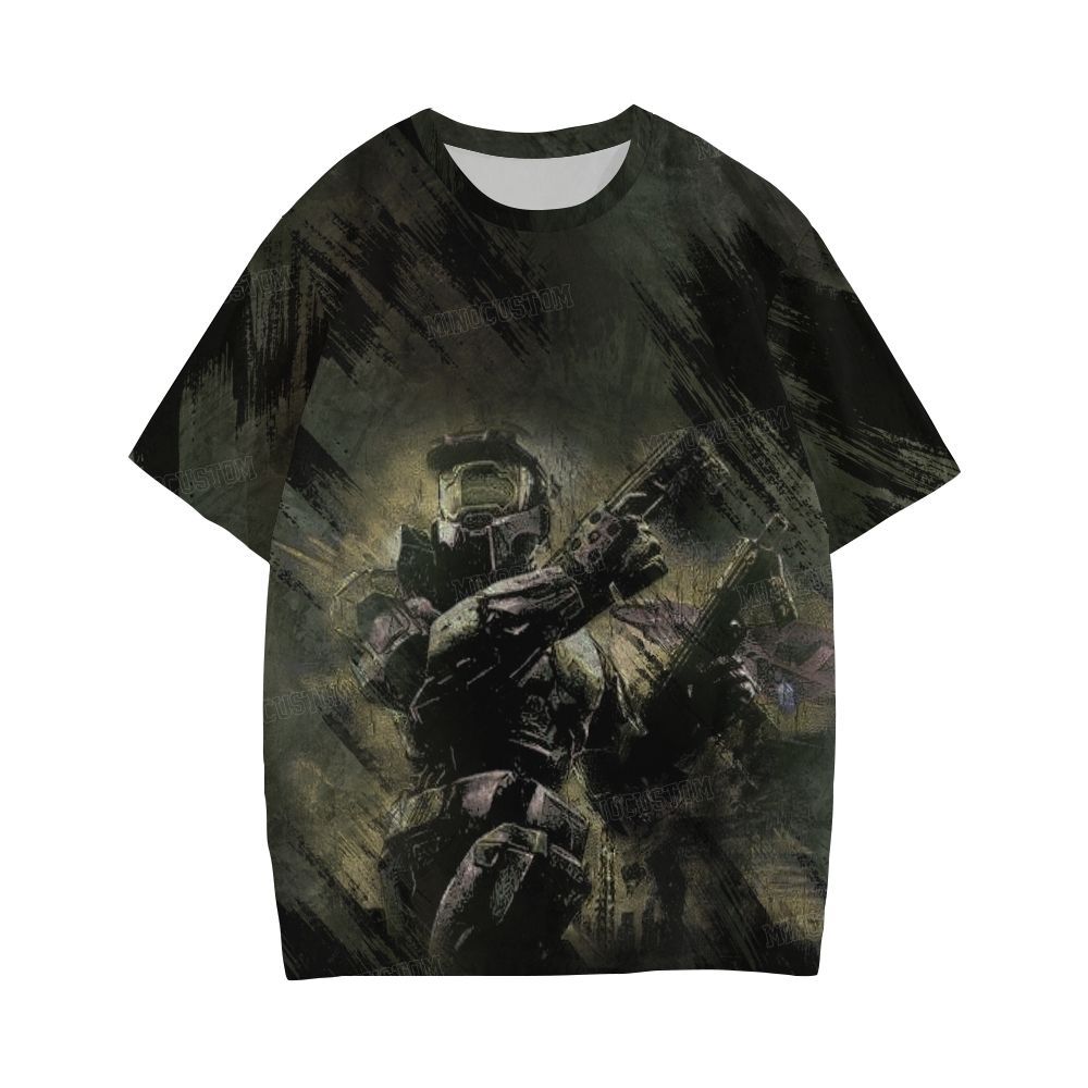 Digital Future Warrior Game Casual T-shirt