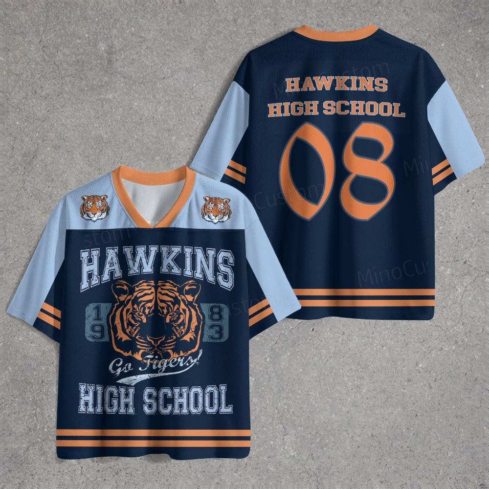 Hawkins High Tigers Retro Jersey Shirts